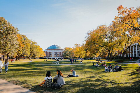 students on the Quad