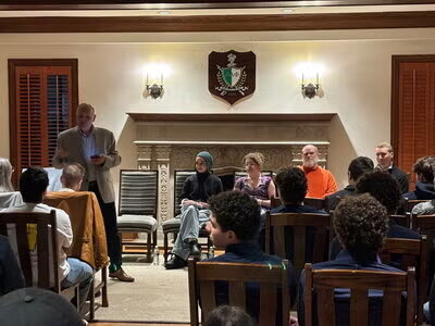 Creative Writing competition award ceremony at Alpha Delta Phi