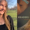 Van Landingham and the cover of her new book of poetry, "Reader, I"