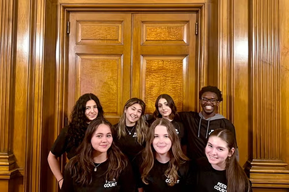 U of I peer court student members